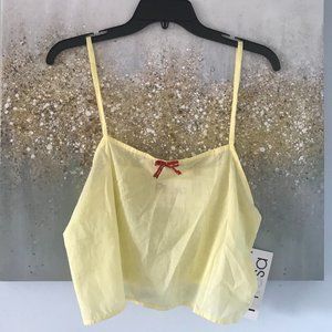 Pítusa Cotton Crop Top (NWT)